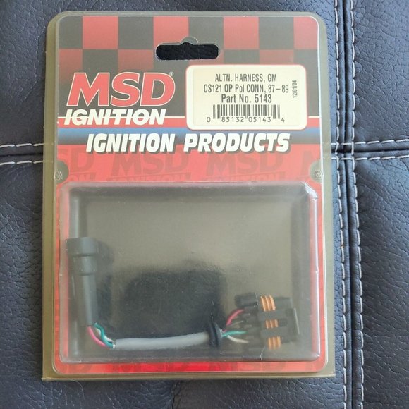 MSD Ignition Part No 5143 Altn Harness GM CS121 Op Pol Conn 87-89 New Old Stock - Picture 1 of 6